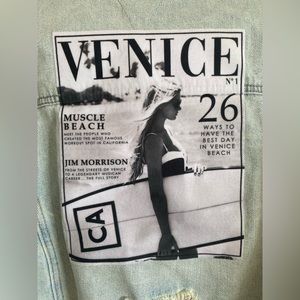 Graphic Denim Jacket